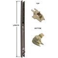 Strybuc 15 x 9/16 x 5/8 in. D Window Channel Balance 1420 with Top and Bottom End Brackets Attached, 4PK 60-142-3H4